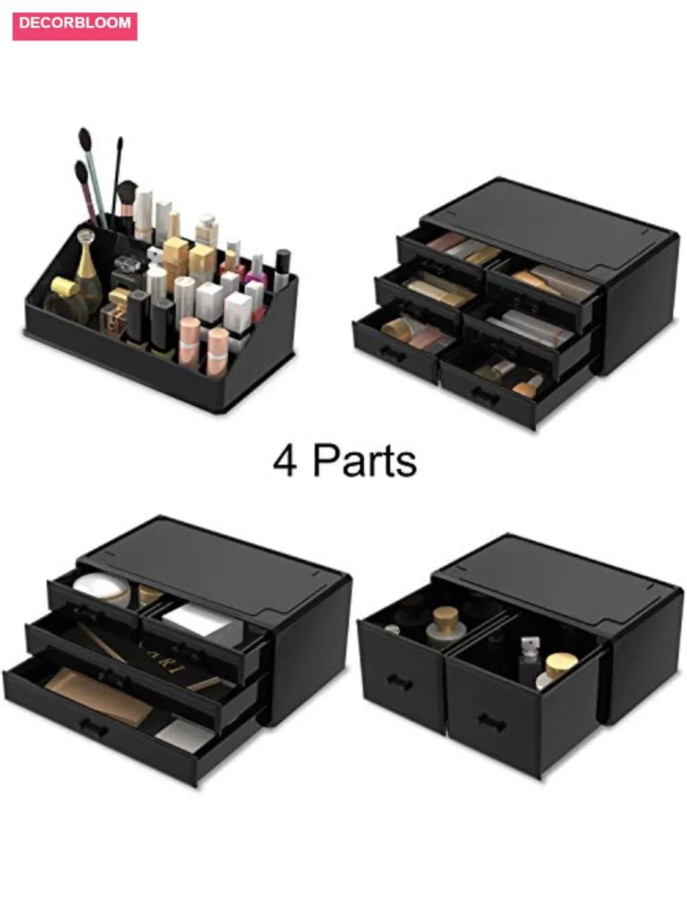 Makeup Cosmetic Organizer Storage Drawers with 12 Drawers